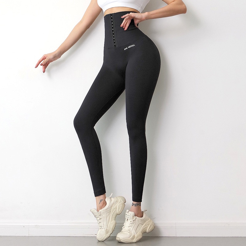 Yoga Pantalon Fitness Femmes Sport sans Couture Leggings Taille